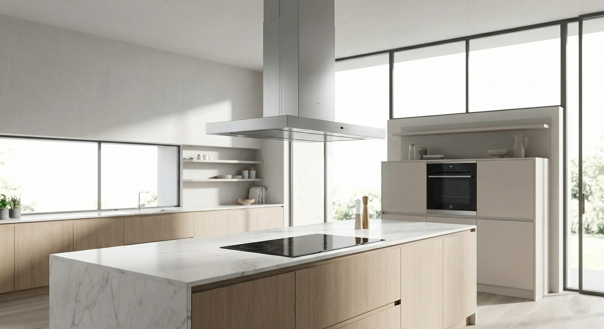 cappe a soffitto per isola