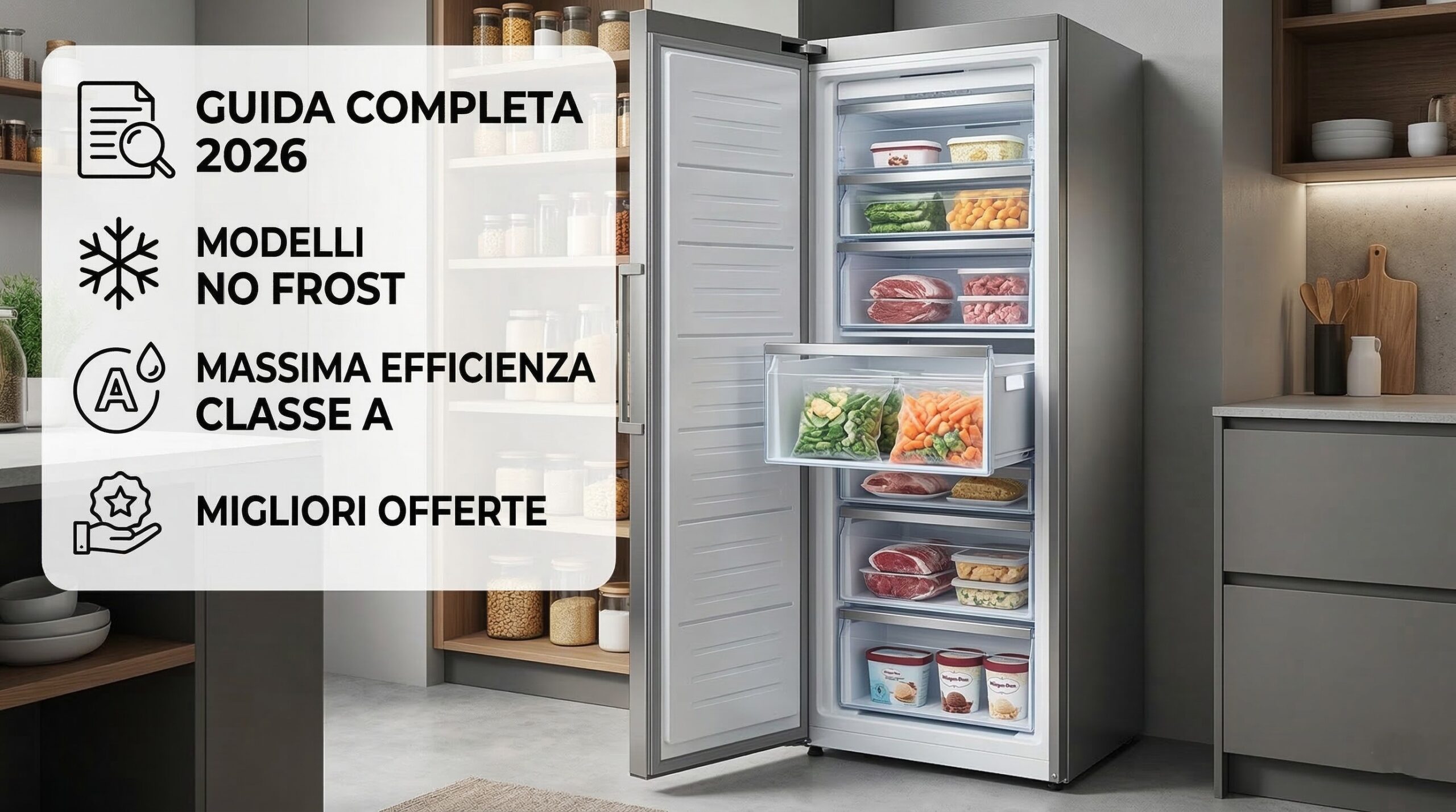 miglior congelatore verticale a cassetti