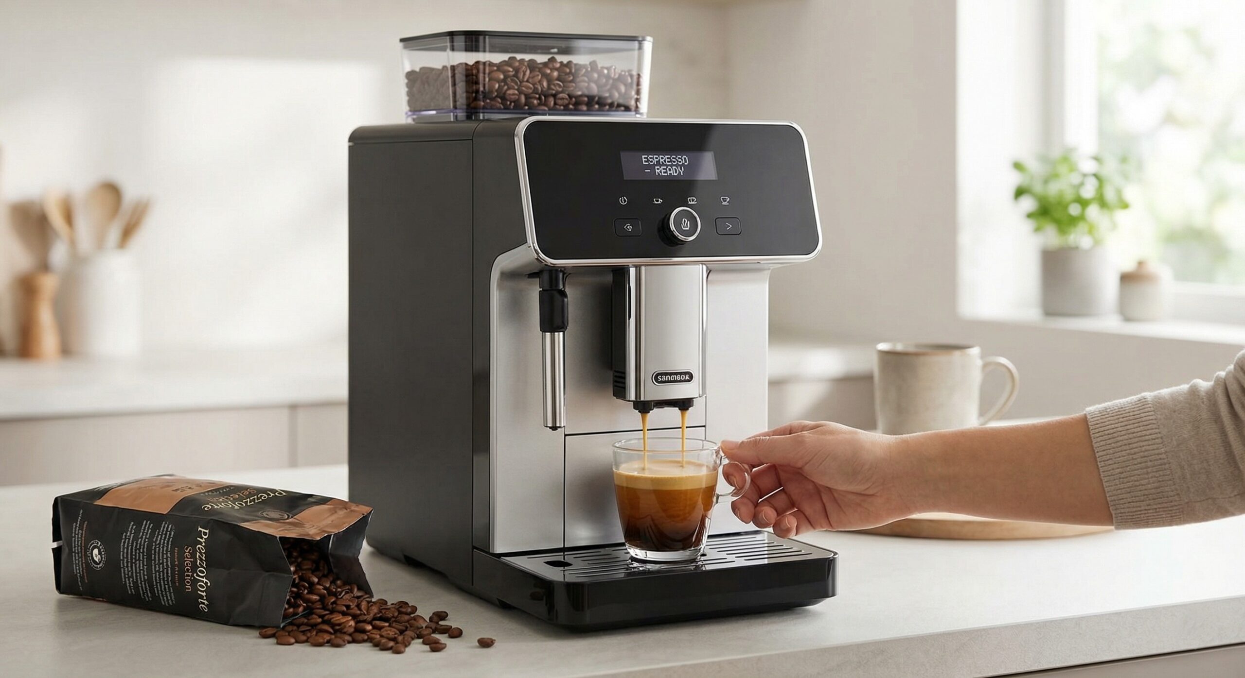 Macchina da Caffè con Chicchi