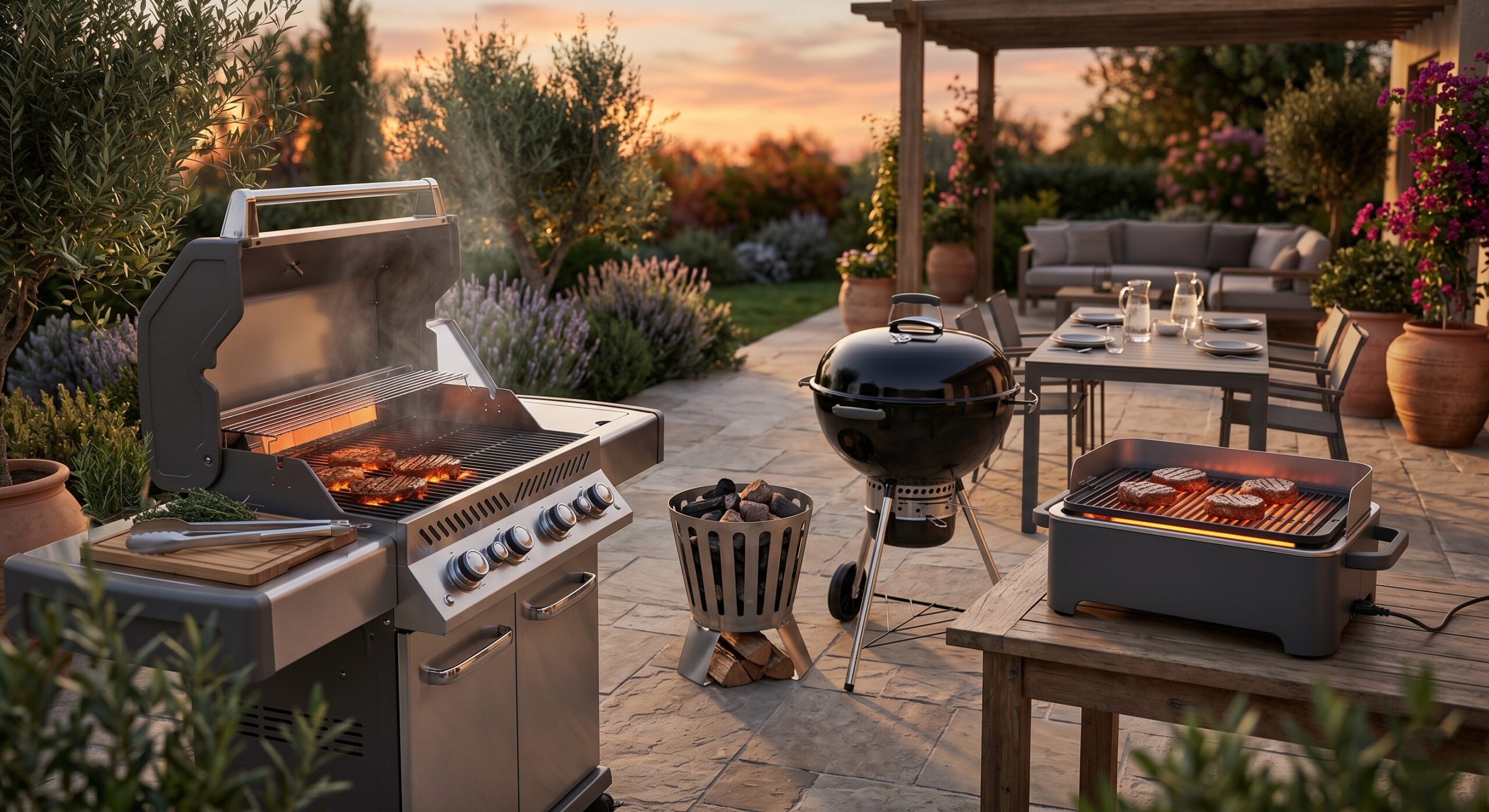 Barbecue a Gas, Carbonella ed Elettrici