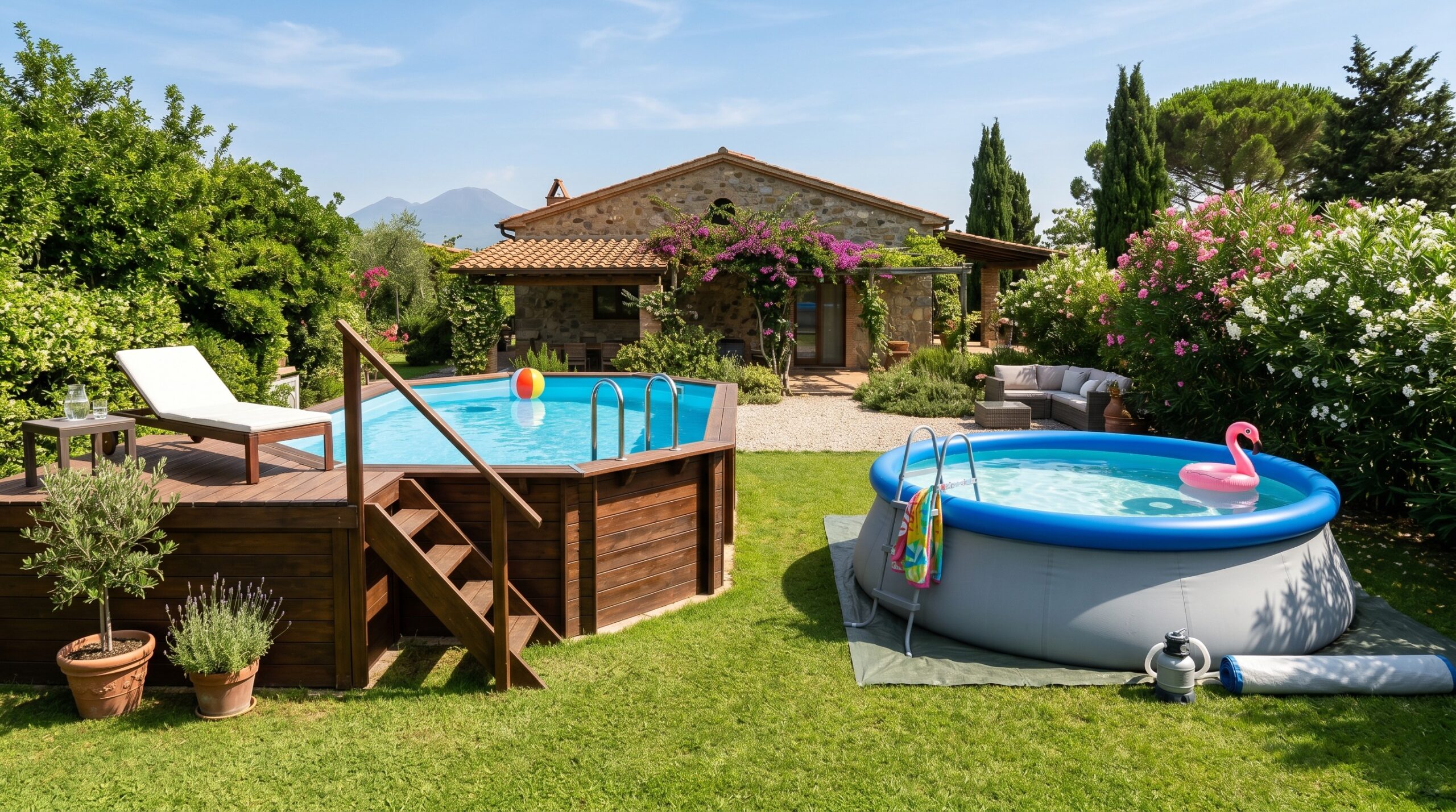Piscine Fuori Terra Rigide vs Gonfiabili